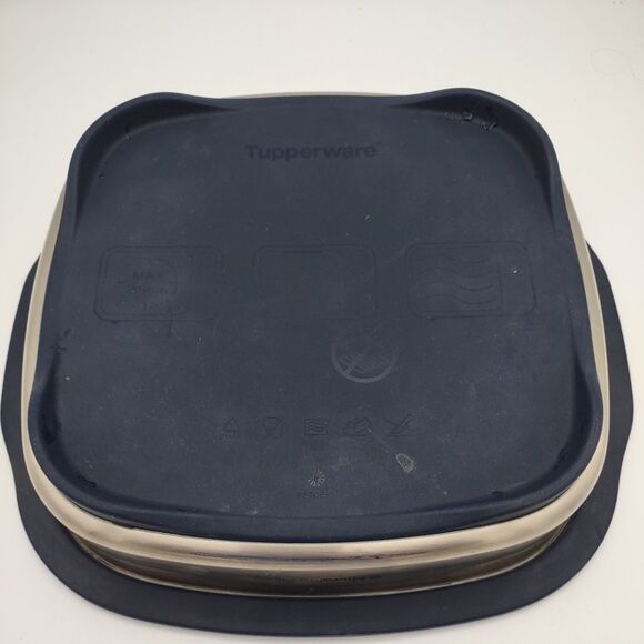 Tupperware MicroPro Grill Micro Pro Series Microwave Grilling Base & Lid Cooking - Picture 6 of 6